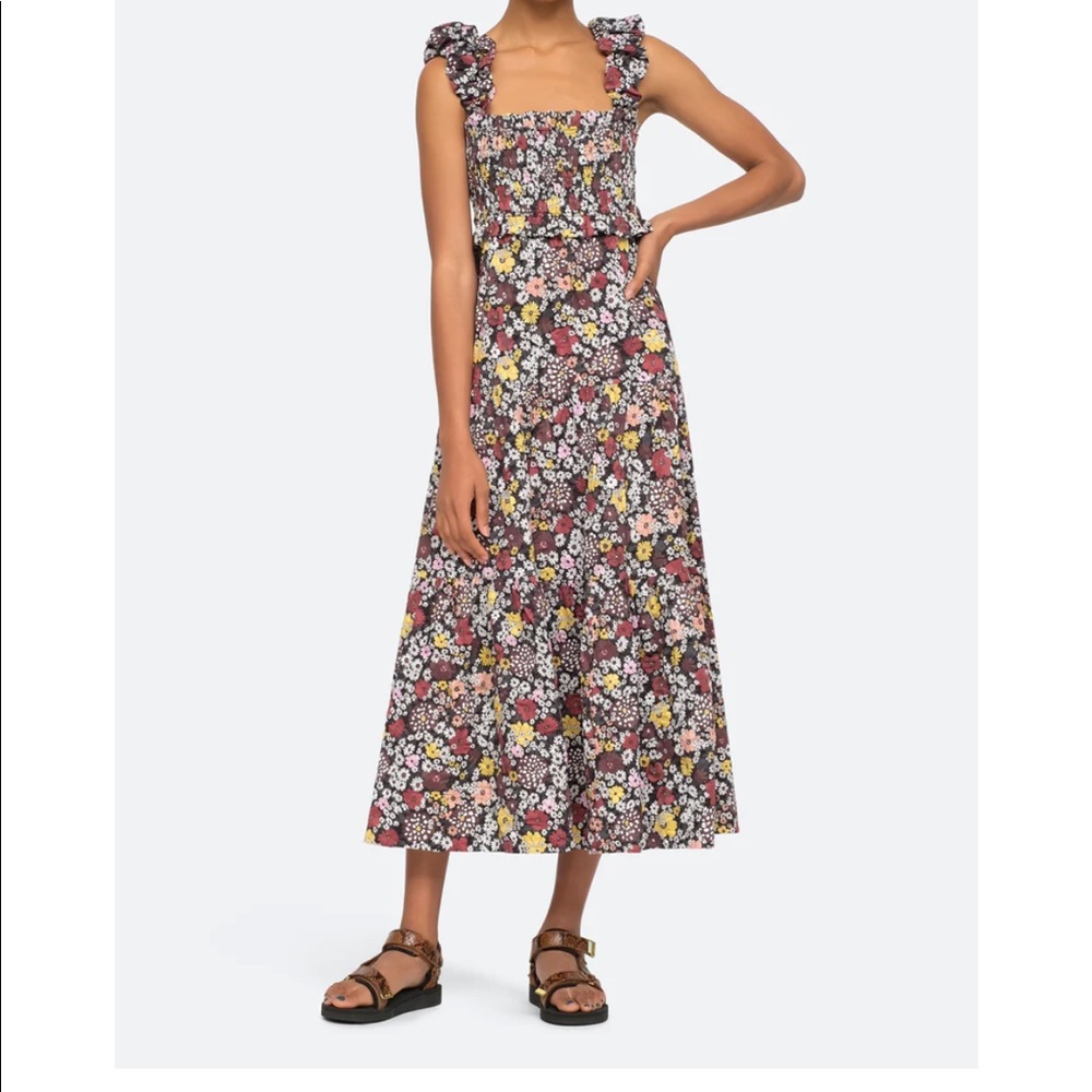 Sea NY Gitte smocked dress NWT